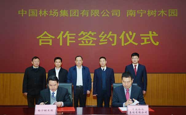 中国林场集团有限公司与南宁树木园在南宁签署合作协议现场照 中国林场集团有限公司与南宁树木园在南宁签署合作协议现场照