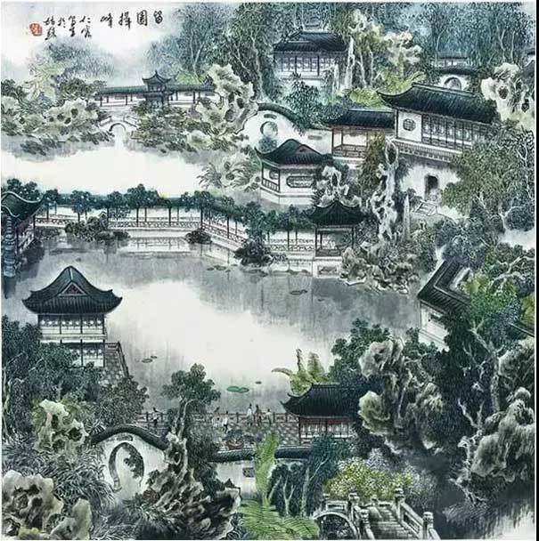 　中式古典园林是建筑、山池、园艺、绘画、雕刻以至诗文等多种艺术的综合体。既可观，可居，又使园林景观设计更具有画龙点睛的作用和价值。我国被举世公认为世界园林之母，广西园林工程公司就为大家介绍中式古典园林(图2)