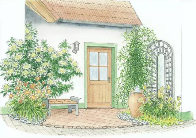 干货 | 36款花境设计平面图,33款花境实景图欣赏(图7) 干货 | 36款花境设计平面图,33款花境实景图欣赏(图7)