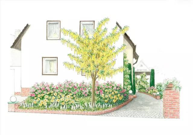 干货 | 36款花境设计平面图,33款花境实景图欣赏(图23) 干货 | 36款花境设计平面图,33款花境实景图欣赏(图23)