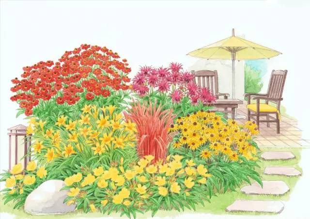 干货 | 36款花境设计平面图,33款花境实景图欣赏(图27) 干货 | 36款花境设计平面图,33款花境实景图欣赏(图27)